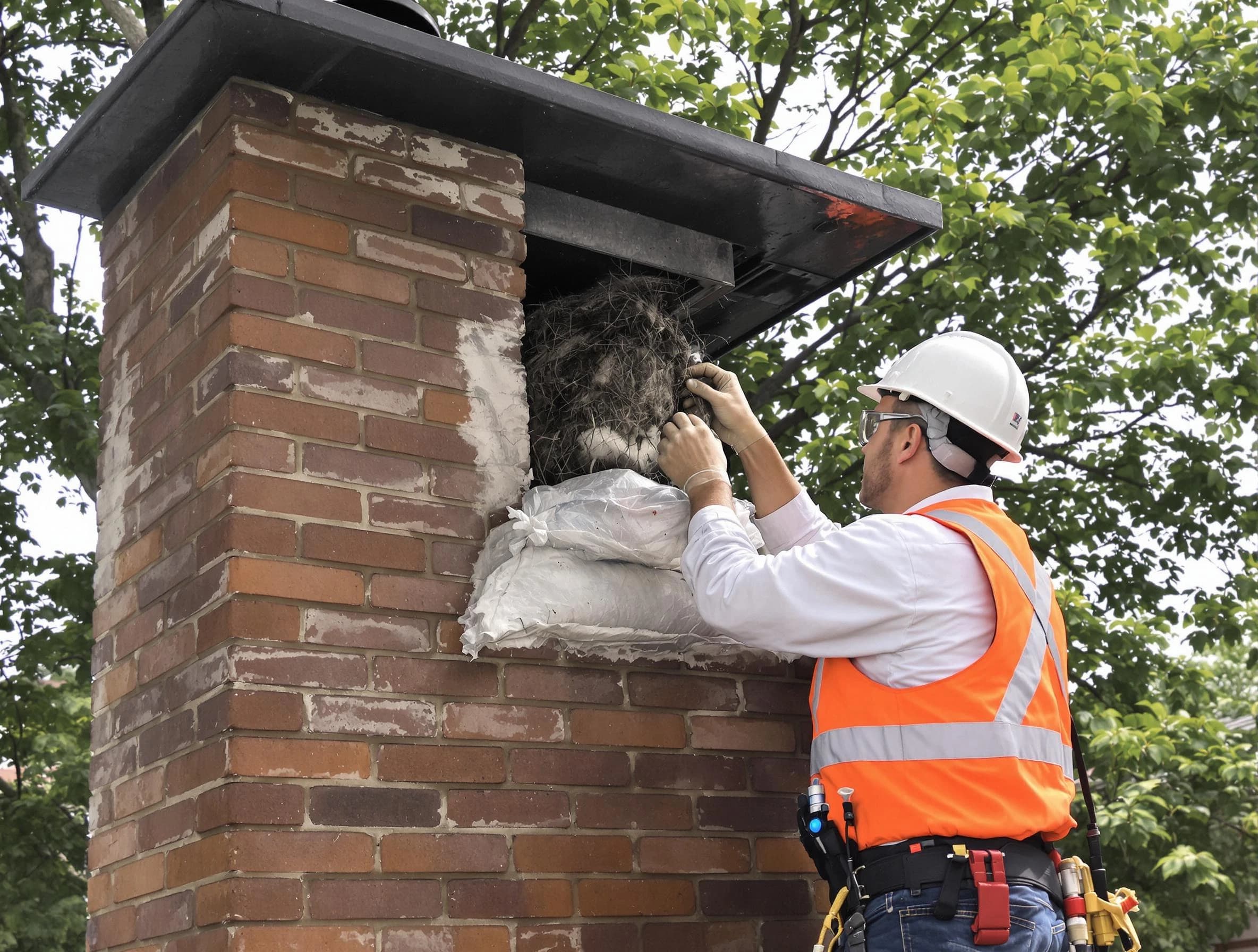 Humane removal of debris and animals by Mount Lebanon Chimney Sweep in Mount Lebanon, PA