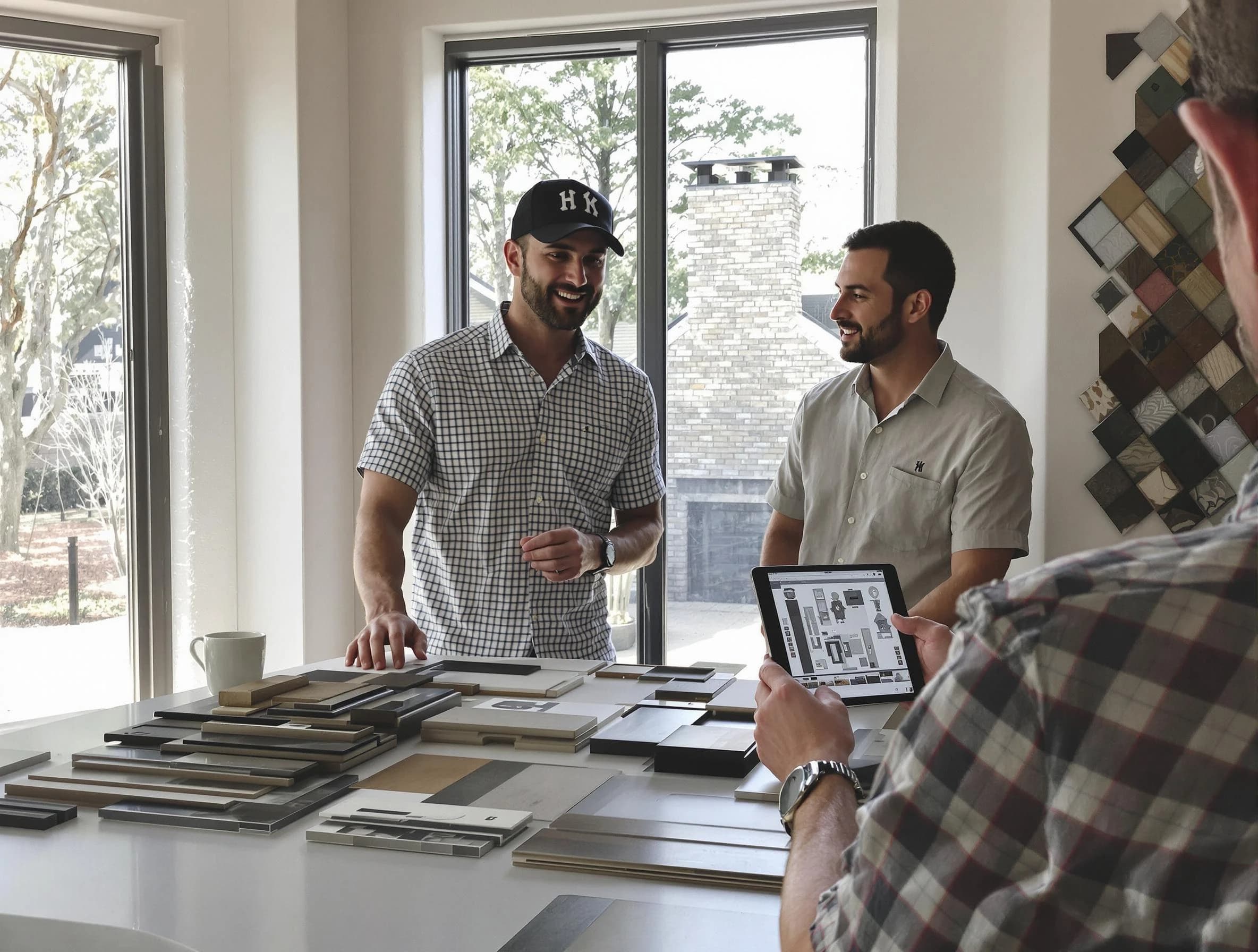 Mount Lebanon Chimney Sweep remodeling a chimney and fireplace in Mount Lebanon, PA