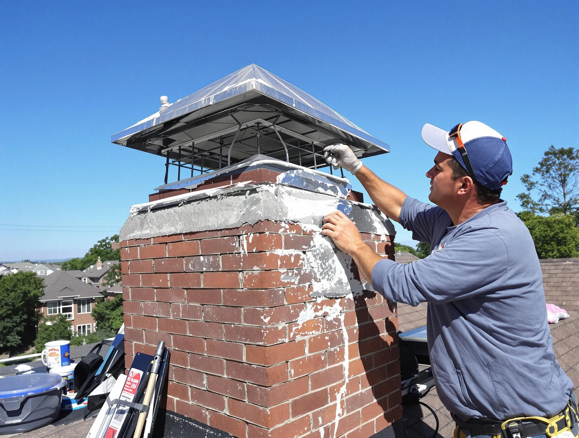 Chimney Crown Services in Peters, PA