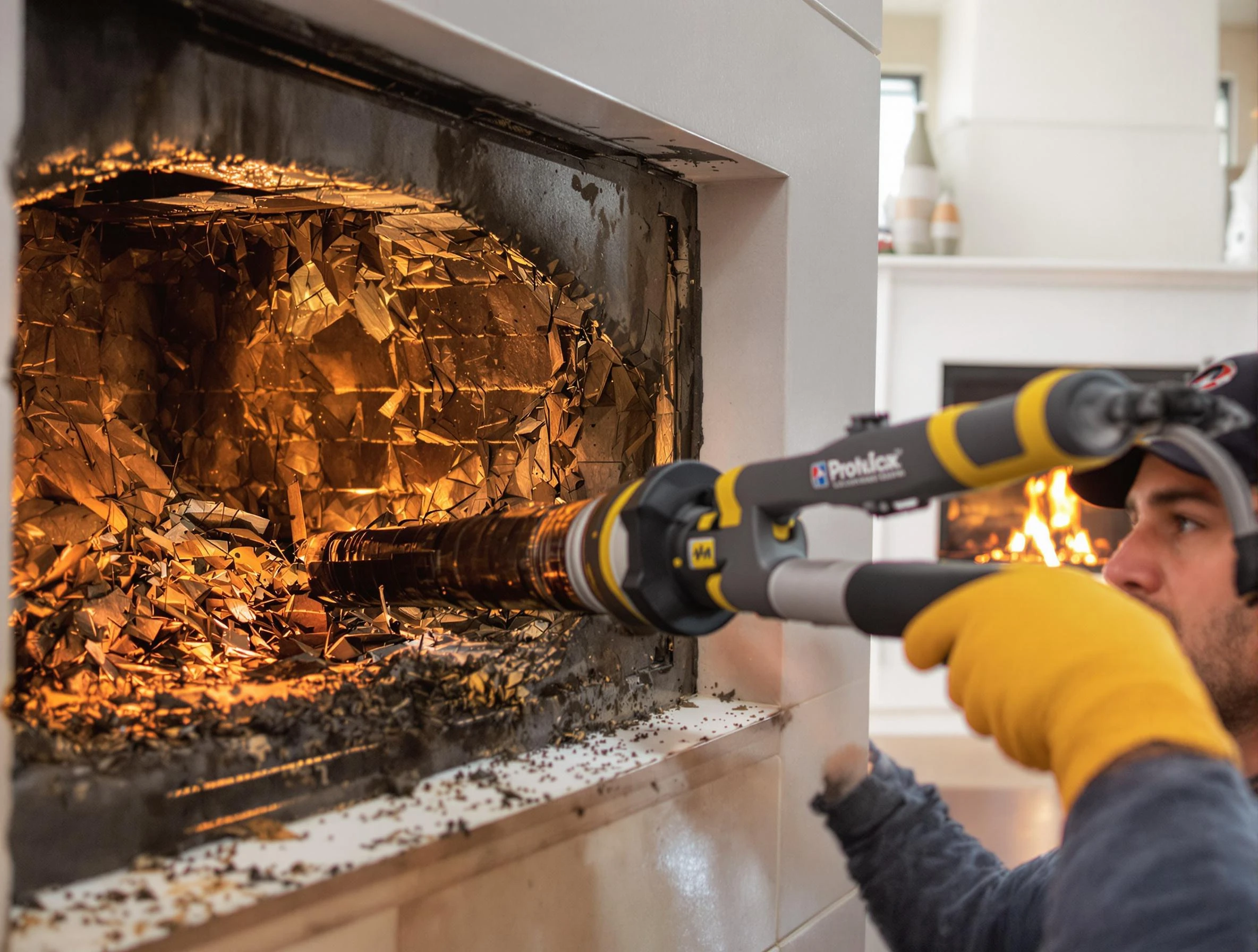 Professional chimney cleaning by Mount Lebanon Chimney Sweep in Mount Lebanon, PA